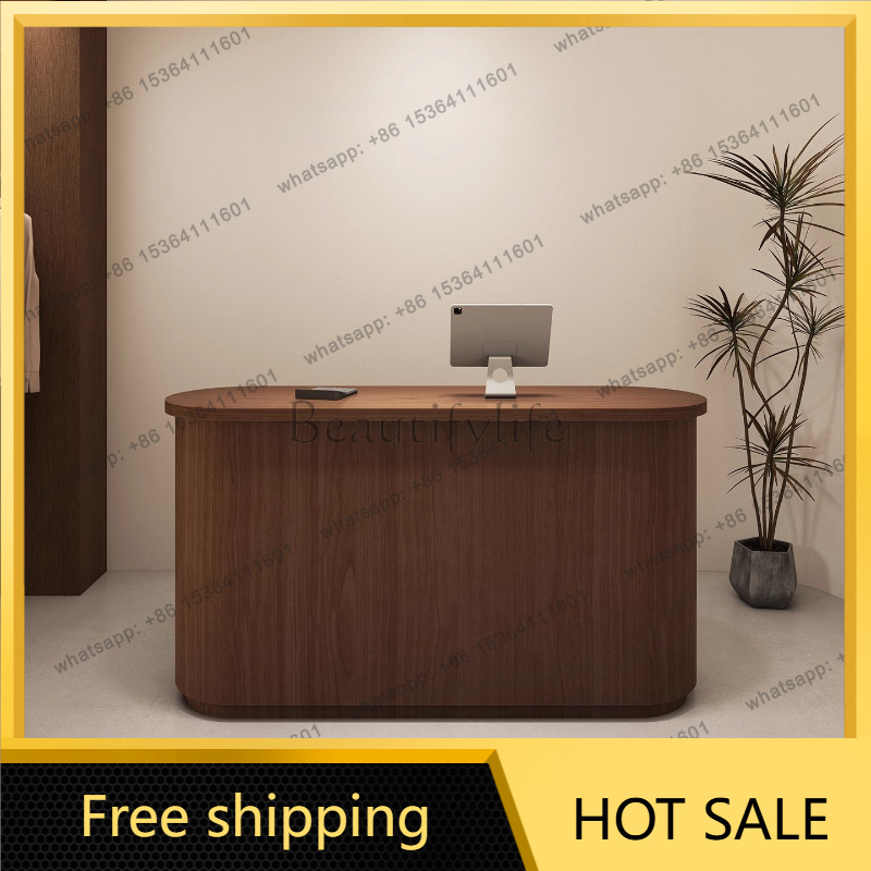 Office Furniture Company - Meja Resepsionis Lengkung Industrial XX, Meja