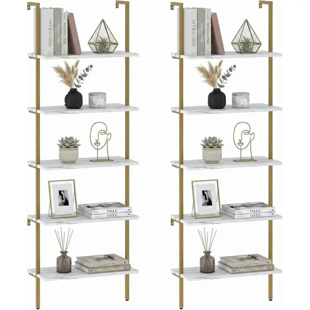 Bookshelf 5 Tier - Rak Kayu Dinding 5 Tingkat Berwarna