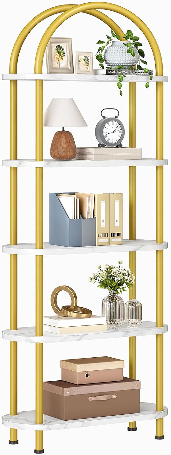 Bookshelf 5 Tier - HOOBRO Rak Buku Terbuka 5 Tingkat,