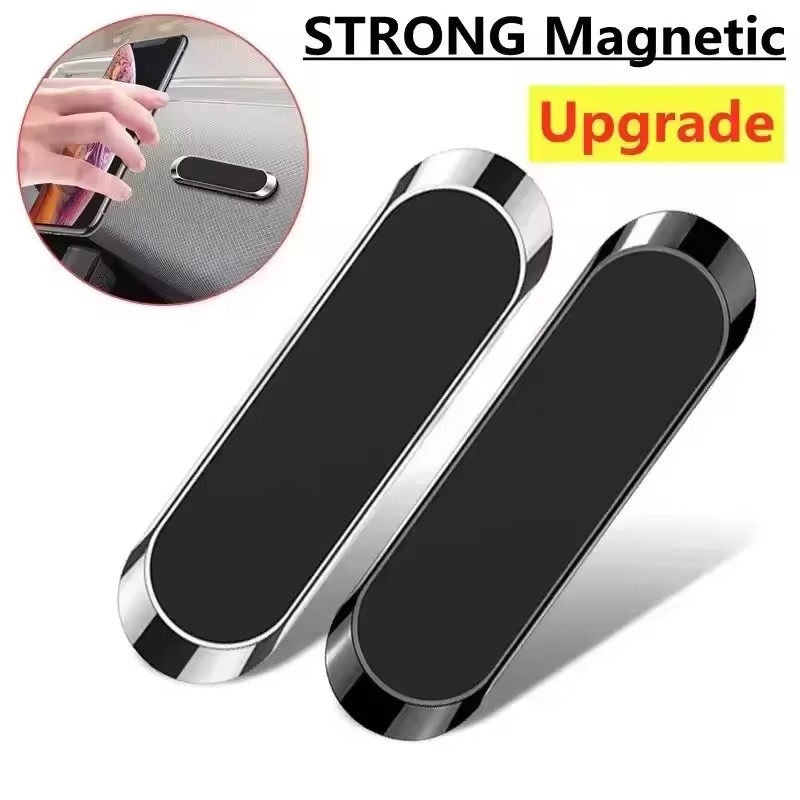 Magazine File Holder - Penyangga Ponsel Magnetik Logam Strip, Penyangga