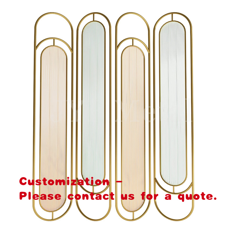 Partition Screen Divider - Partisi ruangan kaca dengan rangka stainless