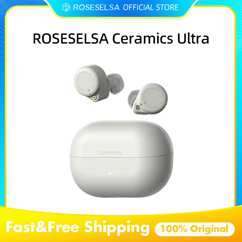 Telephone Headset Office - ROSESELSA Keramik Earbud Nirkabel Ultra 50dB