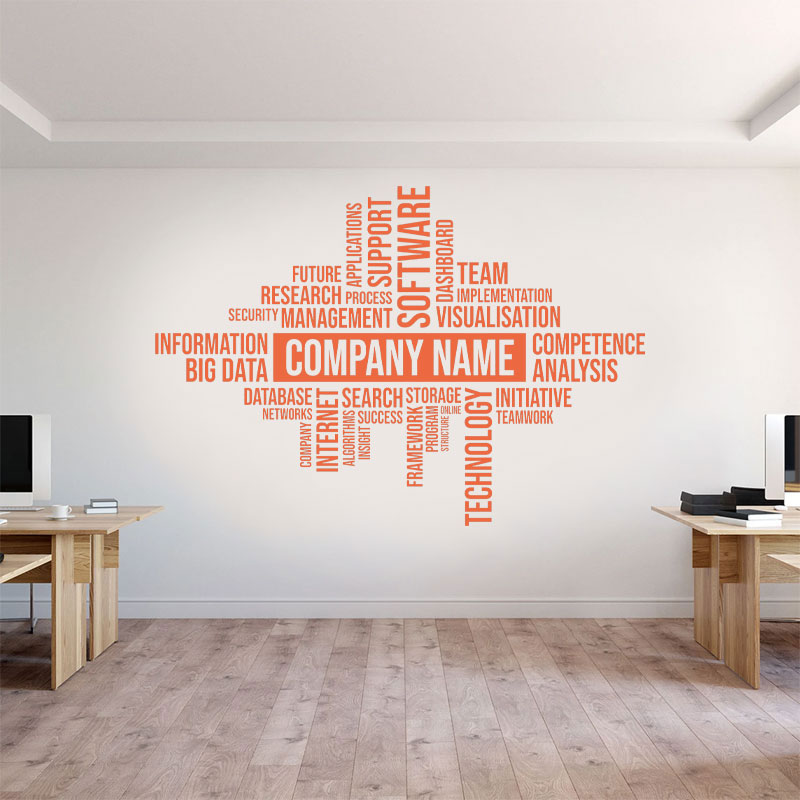 Stiker Dinding Nama Bisnis Kus - Office Furniture Names ulasan dan harga