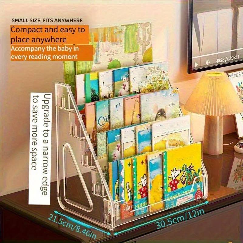 Rak Buku Akrilik 3/5 Tingkat,  - Bookshelf 5 Tier ulasan dan harga