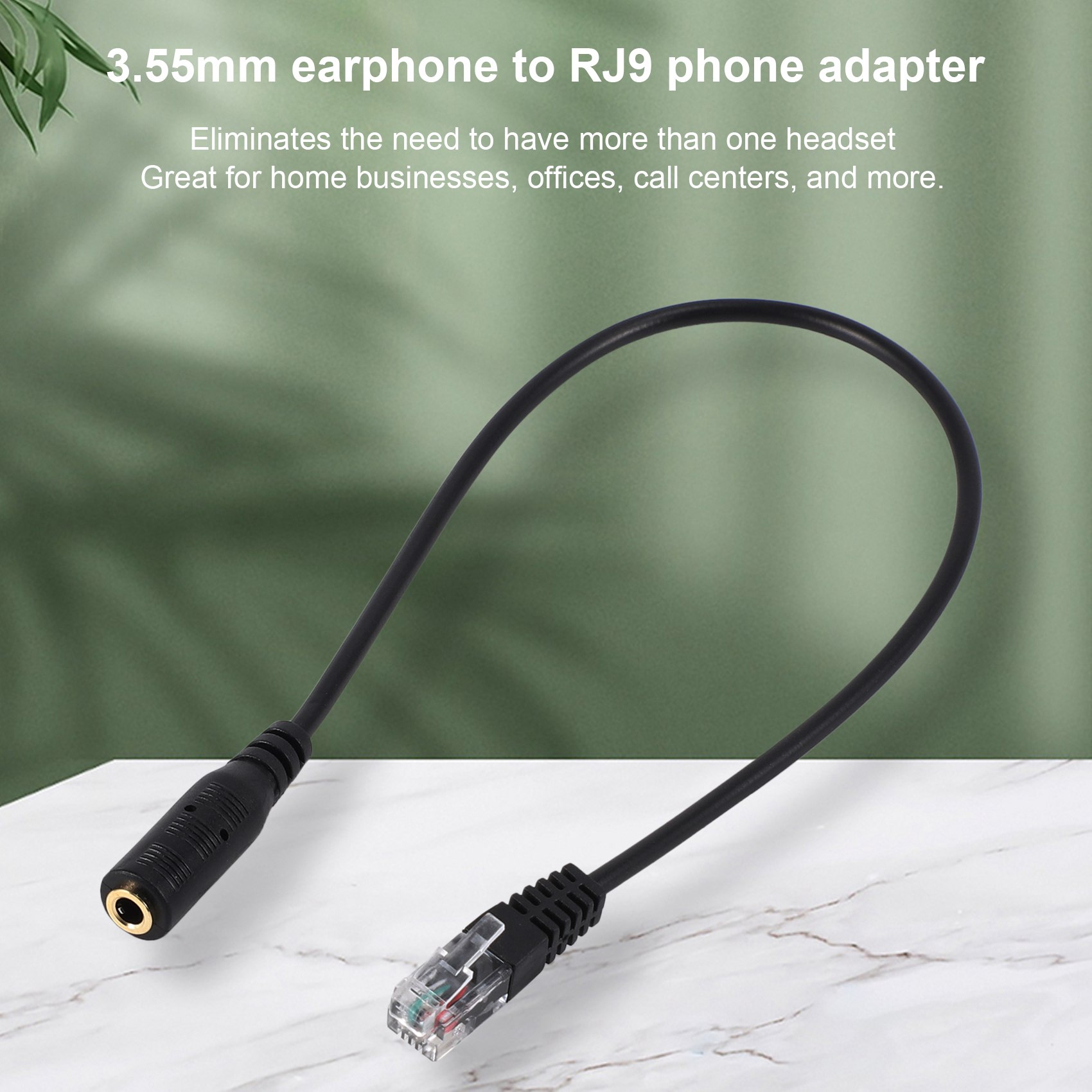 Jack colokan Dec.-3.5mm ke RJ9 - Telephone Headset Office ulasan dan harga