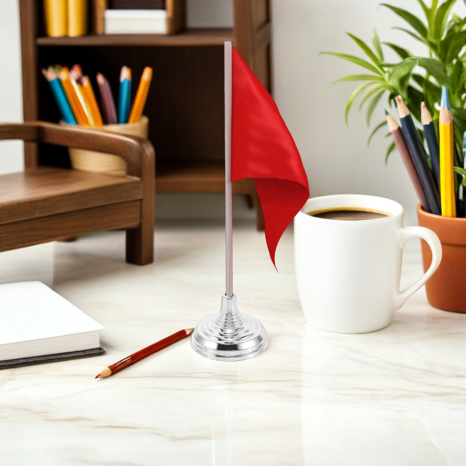 12 Buah Penyangga Bendera Meja - Office Furniture And Design ulasan dan harga