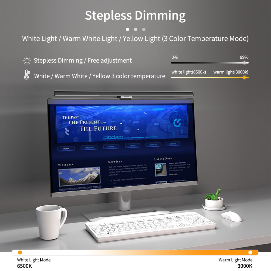 Lampu LED Monitor 50cm, Lampu  - Office Furniture And Design ulasan dan harga