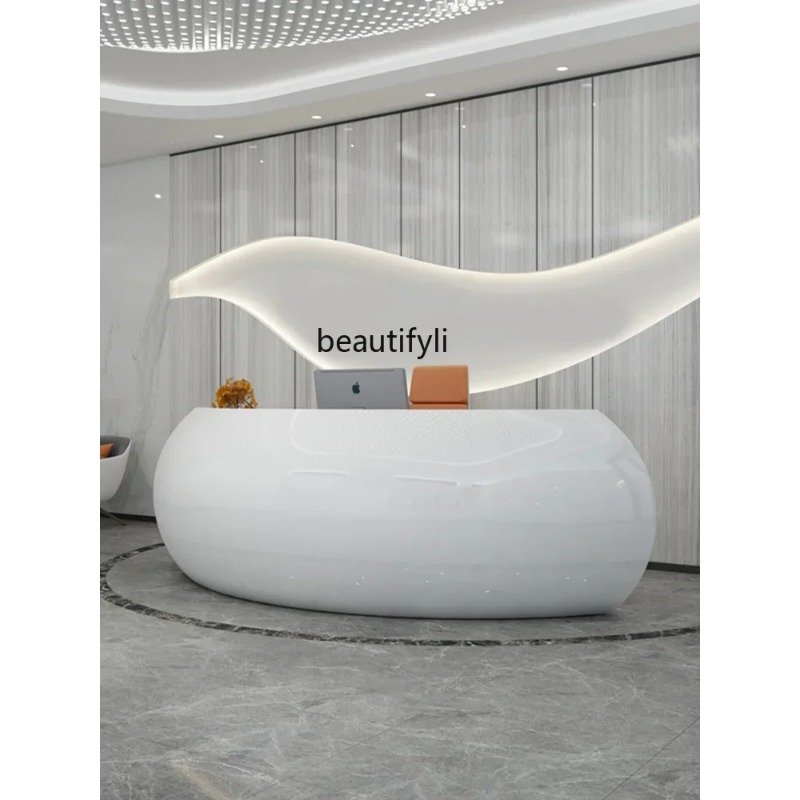 Meja Resepsionis A07 Desain Kr - Office Furniture Company ulasan dan harga