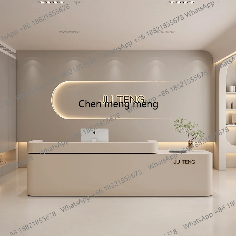 z0189Meja Resepsionis Modern E - Office Furniture Company ulasan dan harga
