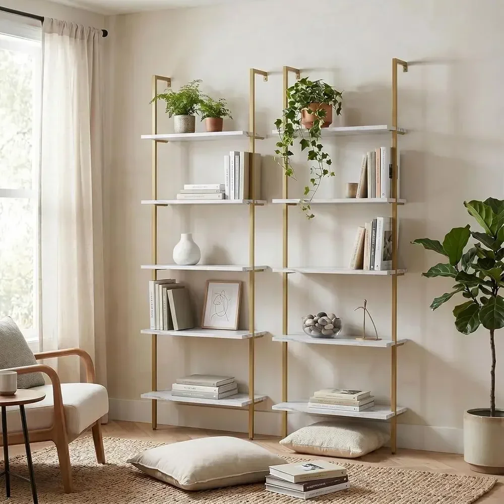 Rak Kayu Dinding 5 Tingkat Ber - Bookshelf 5 Tier ulasan dan harga