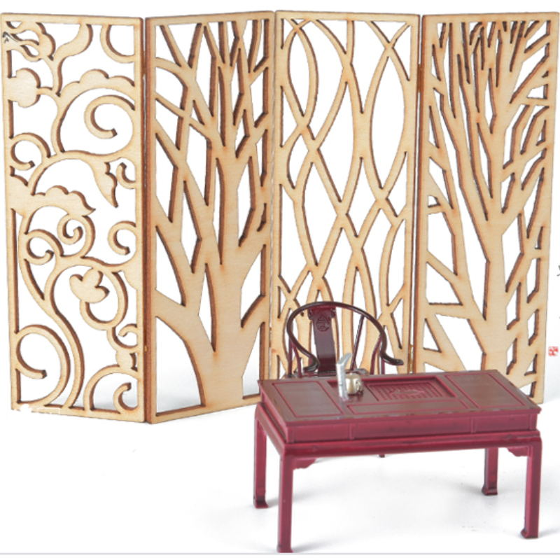 4 Buah Aksesori Pembatas Ruang - Partition Screen Divider ulasan dan harga