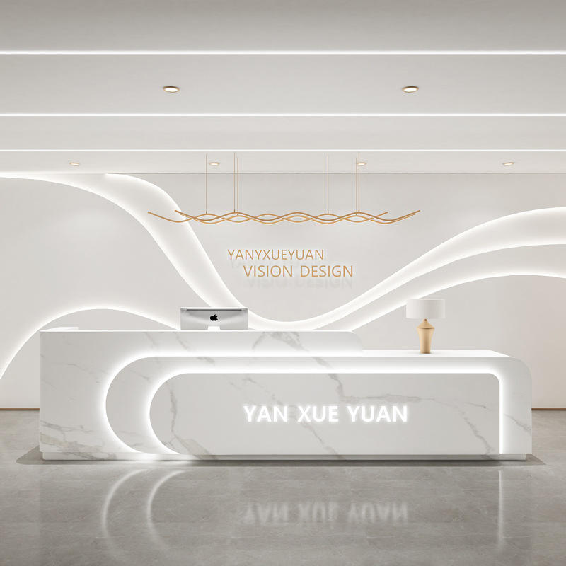 Meja Resepsionis Medis Sederha - Office Furniture Company ulasan dan harga