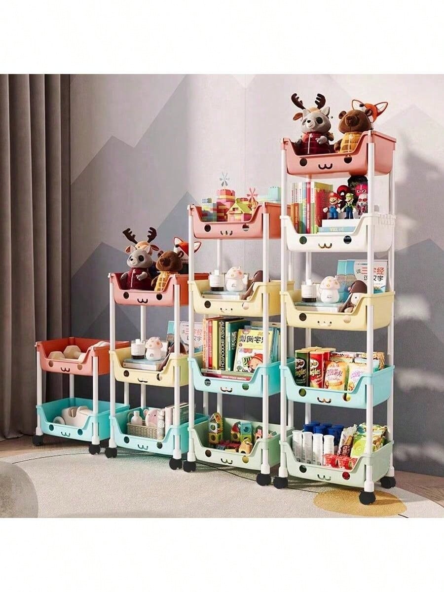 Rak Buku Beroda 5 Lapis Rak Pe - Bookshelf 5 Tier ulasan dan harga