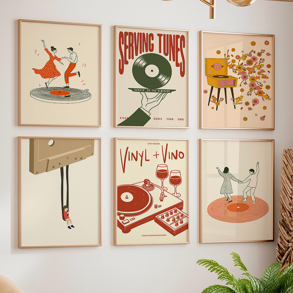 1 Buah Poster Kanvas Musik Ant - Office Furniture And Design ulasan dan harga