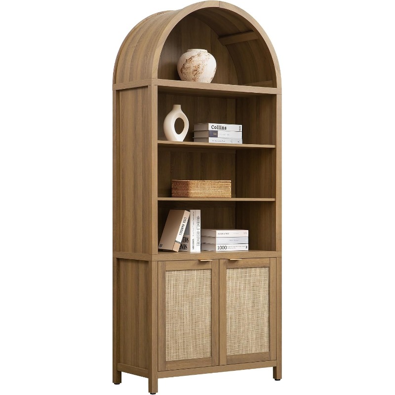 SICOTAS Rak Buku Melengkung de - Bookshelf 5 Tier ulasan dan harga