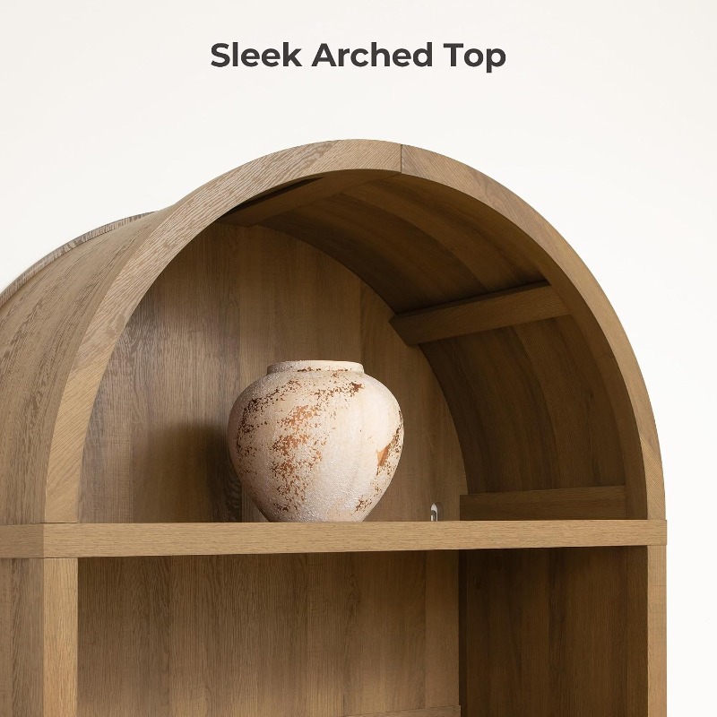 SICOTAS Rak Buku Melengkung de - Bookshelf 5 Tier ulasan dan harga