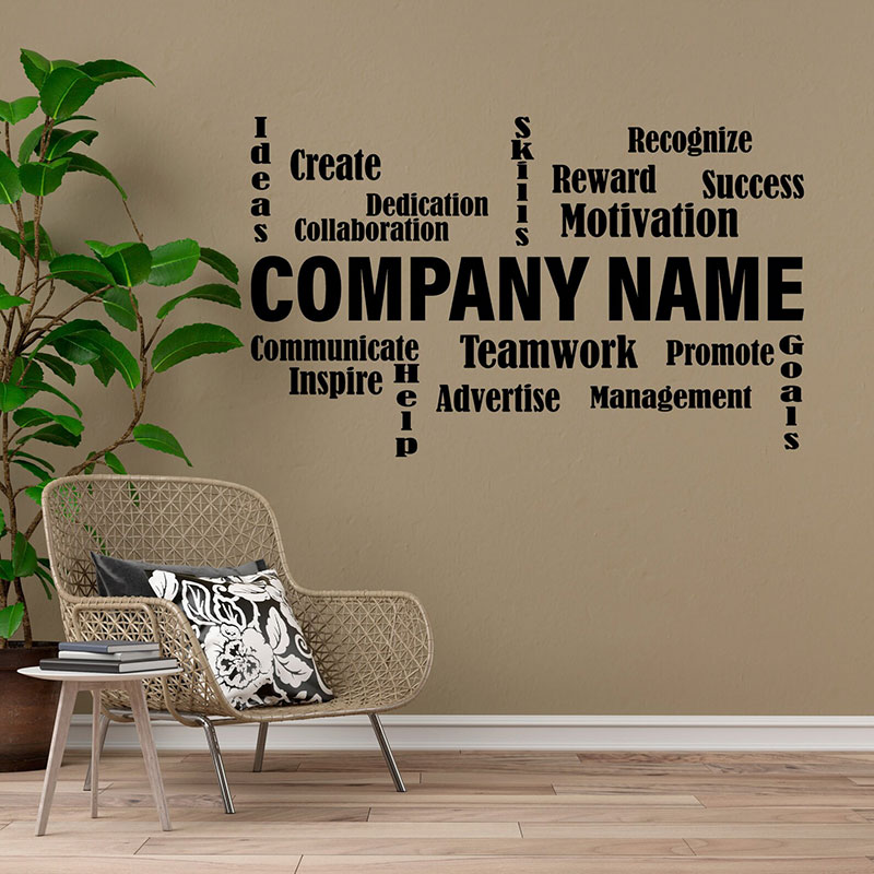 Stiker Dinding Nama Perusahaan - Office Furniture Names ulasan dan harga