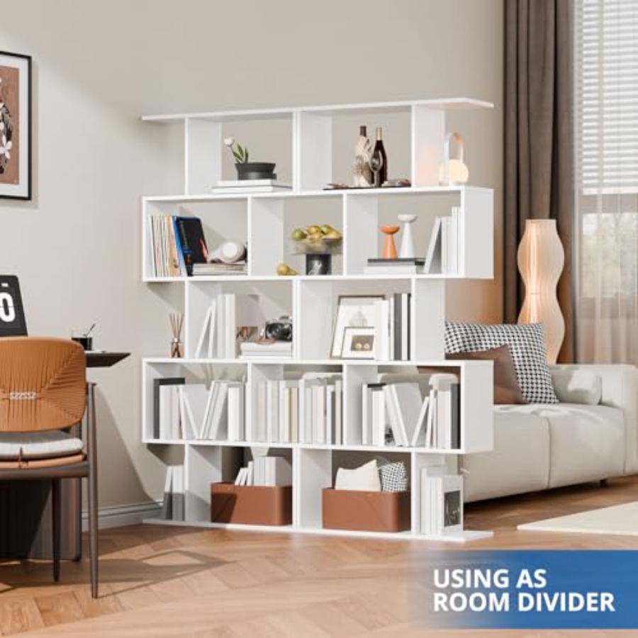 Set rak buku ruang tamu: rak b - Bookshelf 5 Tier ulasan dan harga