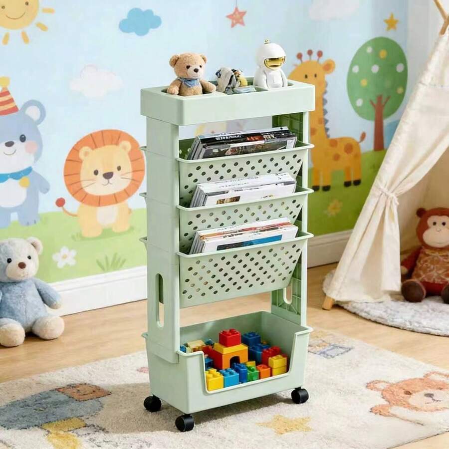 Troli Penyimpanan 5 Tingkat De - Bookshelf 5 Tier ulasan dan harga