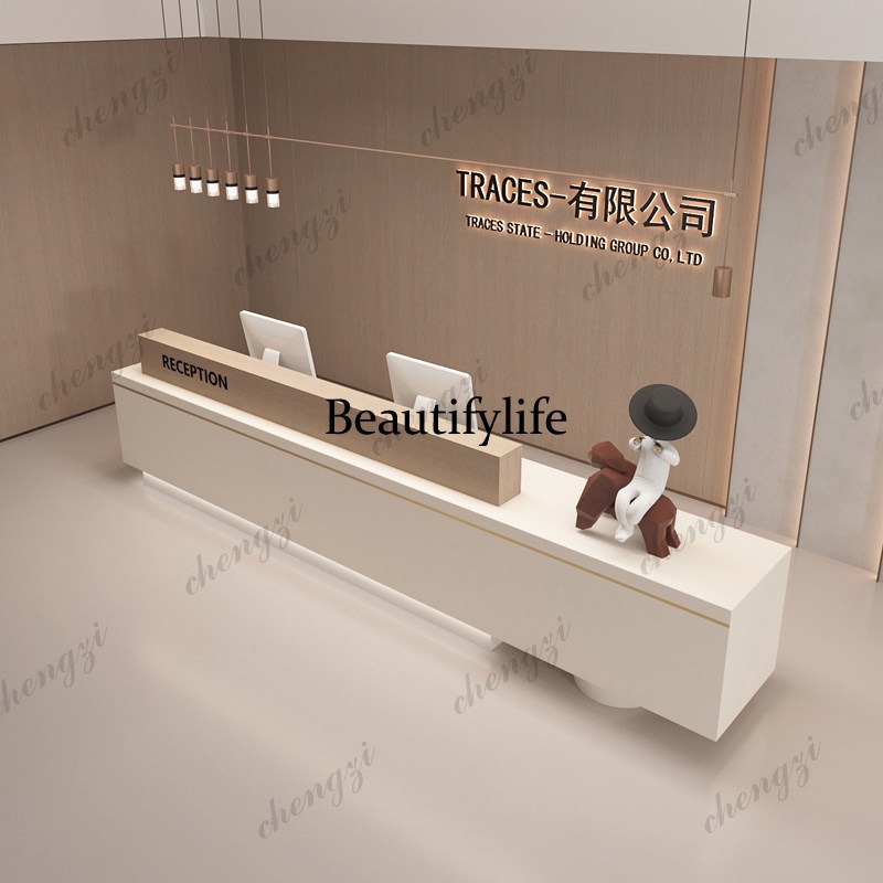 Meja Resepsionis Modern Mewah  - Office Furniture Company ulasan dan harga