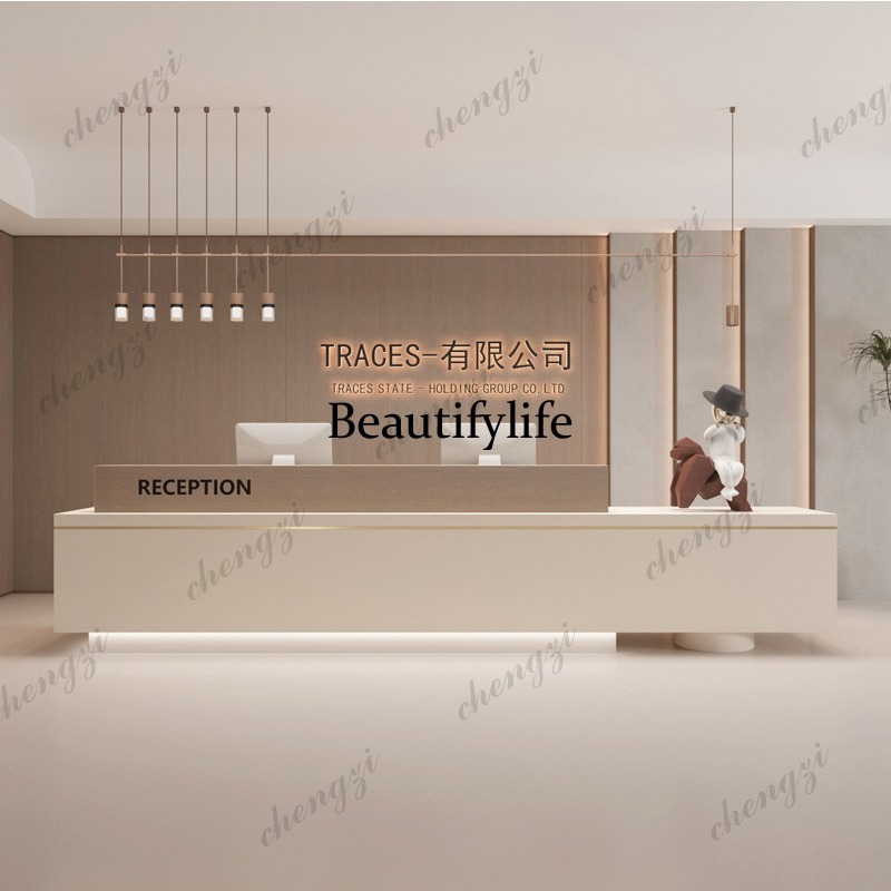 Meja Resepsionis Modern Mewah  - Office Furniture Company ulasan dan harga