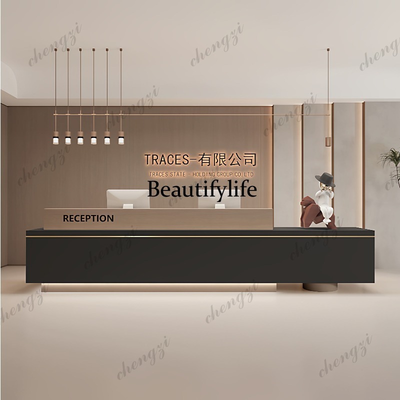 Meja Resepsionis Modern Mewah  - Office Furniture Company ulasan dan harga