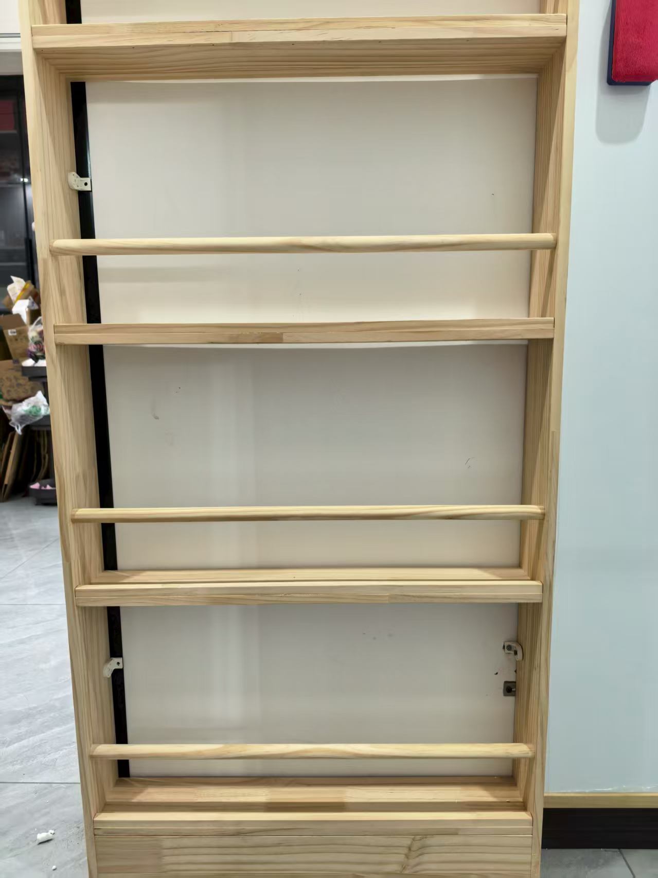 Rak Buku Ultra Tipis dari Kayu - Bookshelf 5 Tier ulasan dan harga