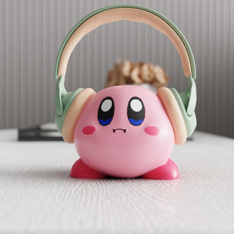 MSKA Stand Headphone Kirby Orn - Telephone Headset Office ulasan dan harga