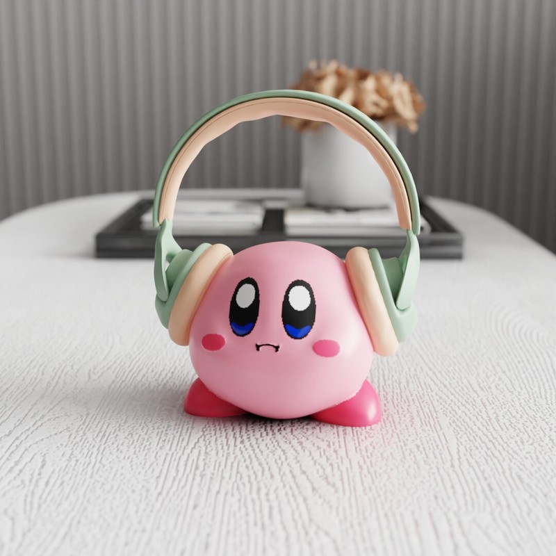MSKA Stand Headphone Kirby Orn - Telephone Headset Office ulasan dan harga