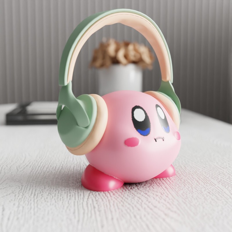 MSKA Stand Headphone Kirby Orn - Telephone Headset Office ulasan dan harga