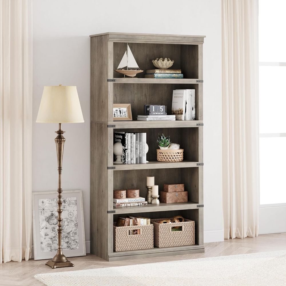 Rak Buku 5 Tingkat IDEALHOUSE, - Bookshelf 5 Tier ulasan dan harga