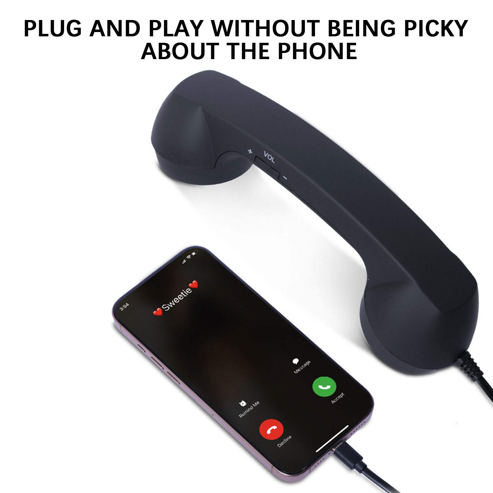 2026 Handset Ponsel Tipe-C Gay - Telephone Headset Office ulasan dan harga