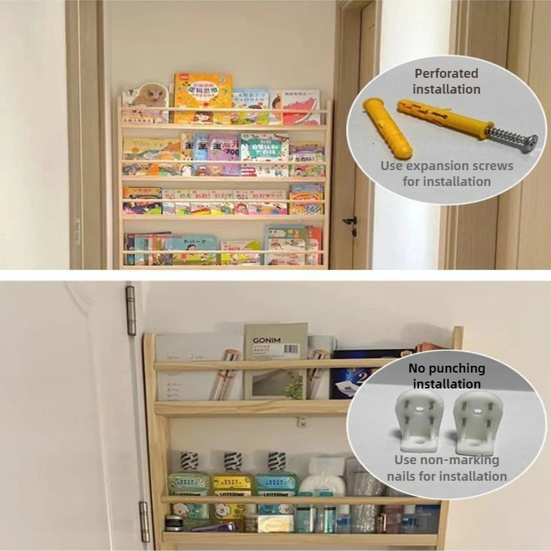 Rak buku kayu solid, rak penyi - Bookshelf 5 Tier ulasan dan harga
